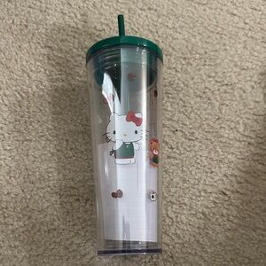 Hello Kitty Tumbler with Straw